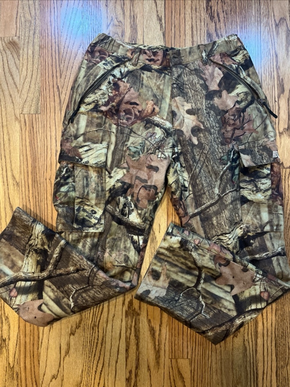 Cabela’s Infinity Camo Hunting Pants Cargo Dry Plus Outdoor Revolution Fleece